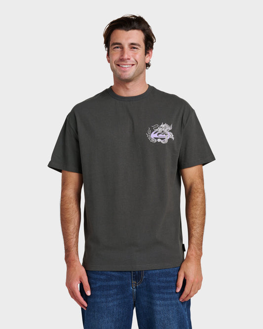 Quick Silver Trending | Dragon Master Heavy Weight T-shirt - Phantom