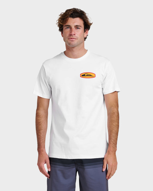 Quick Silver Signature | Stadium Emblem Classic T-shirt - White