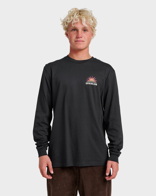 Quick Silver Essential | Dawn Patrol Long Sleeve T-shirt - Black