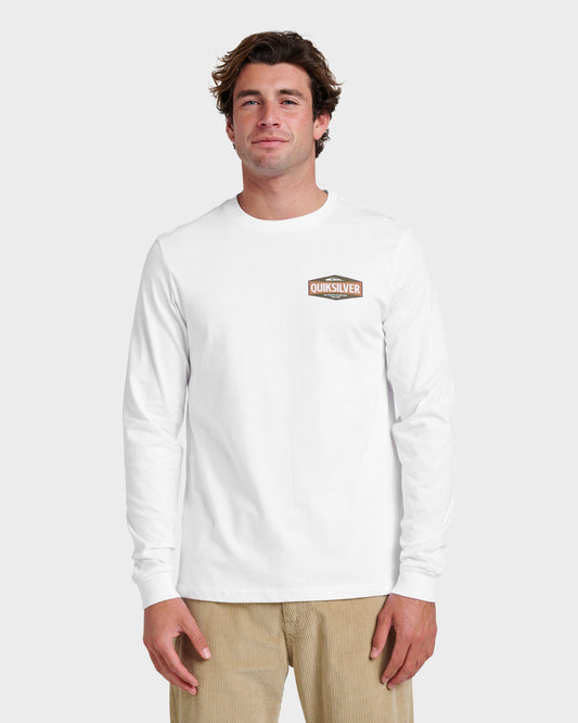 Quick Silver Trending | Three Piece Long Sleeve T-shirt - White