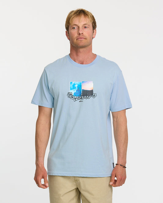 Quick Silver Signature | Blue Baloon Classic T-shirt - Skyway