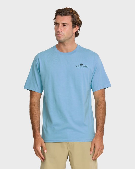 Quick Silver Exclusive | Waterman Fishing Trip Classic T-shirt - Cali Blue
