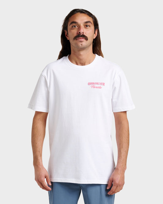 Quick Silver New | Fl Florida Time Classic T-shirt - White