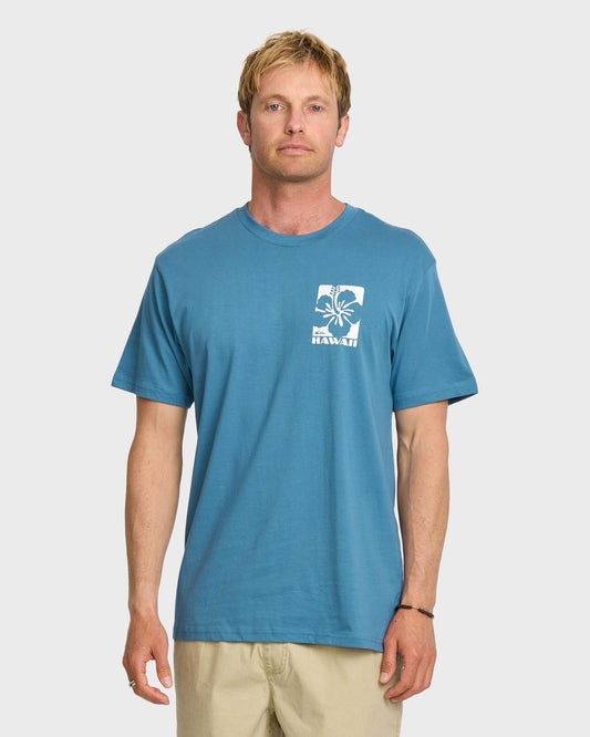 Quick Silver Recommended | Hi Hibiscus Classic T-shirt - Copen Blue