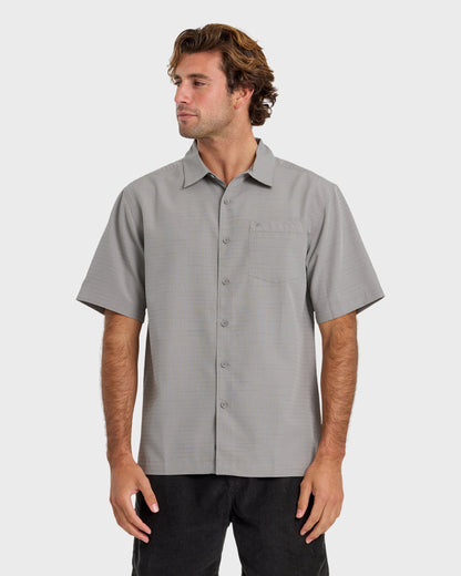 Quick Silver Signature | Waterman Centinela Premium Anti-Wrinkle Shirt - Grey