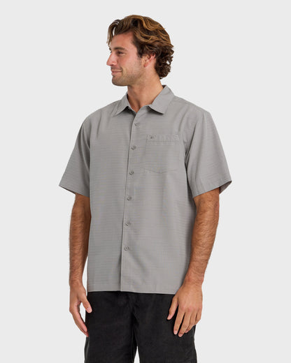 Quick Silver Signature | Waterman Centinela Premium Anti-Wrinkle Shirt - Grey