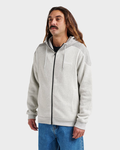 Quick Silver Classic | Keller Zip Hoodie - Light Gray Heather