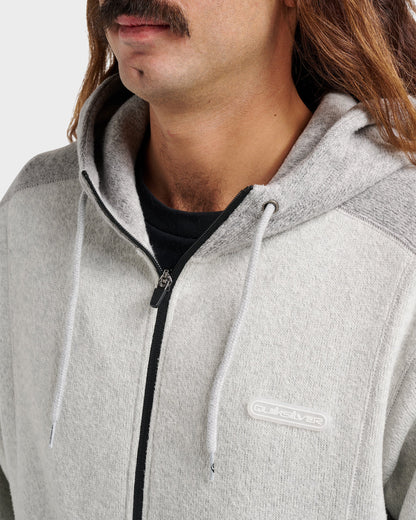Quick Silver Classic | Keller Zip Hoodie - Light Gray Heather