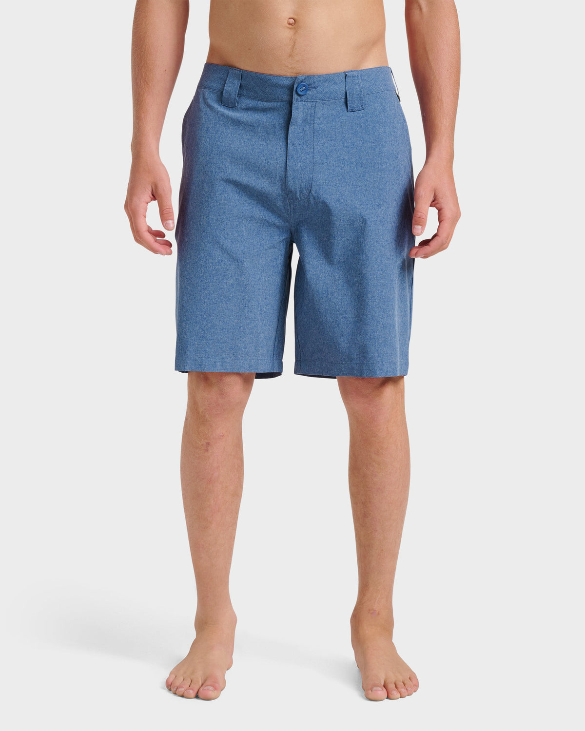 Quick Silver Recommended | Union Heather 20" Amphibian Hybrid Shorts - Indigo Mist