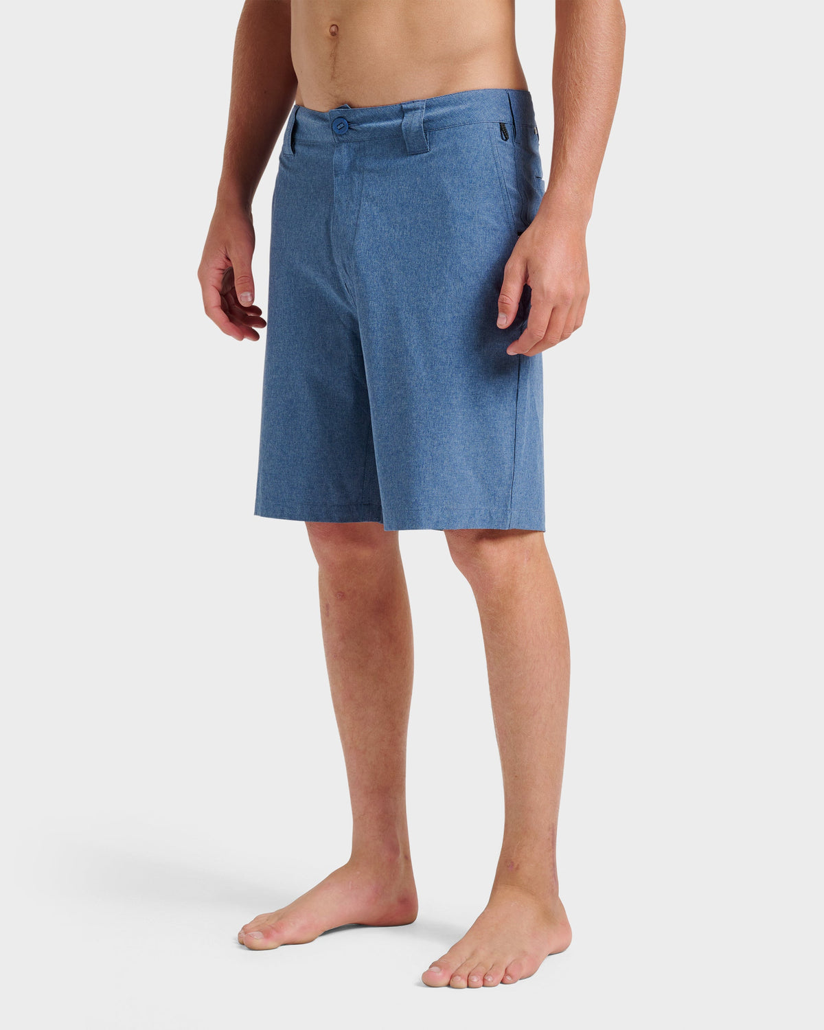 Quick Silver Recommended | Union Heather 20" Amphibian Hybrid Shorts - Indigo Mist