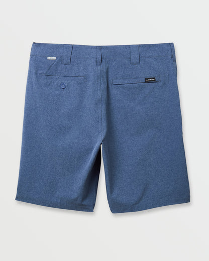 Quick Silver Recommended | Union Heather 20" Amphibian Hybrid Shorts - Indigo Mist