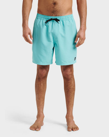 Quick Silver Featured | Everyday Solid 17" Swim Trunks - Aqua Sky