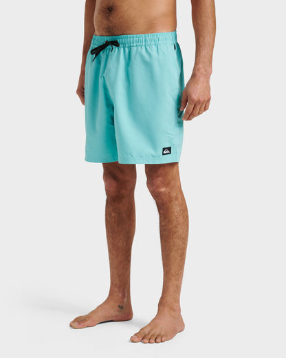 Quick Silver Featured | Everyday Solid 17" Swim Trunks - Aqua Sky